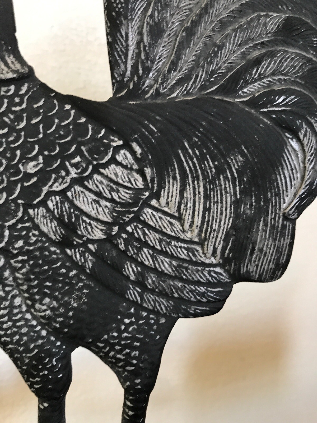 Vintage Cast Aluminum Rooster Weathervane, 1960s Or Prior (?)