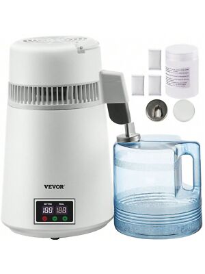 VEVOR Pure Water Distiller 750W,  with Handle 1.1 Gal /4L, Non-BPA Container/