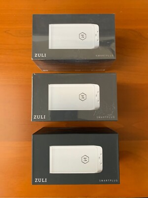 3qty 3pack  Zuli Smartplug Smart Plug Home Control Dimmer Energy Monitor & Timer