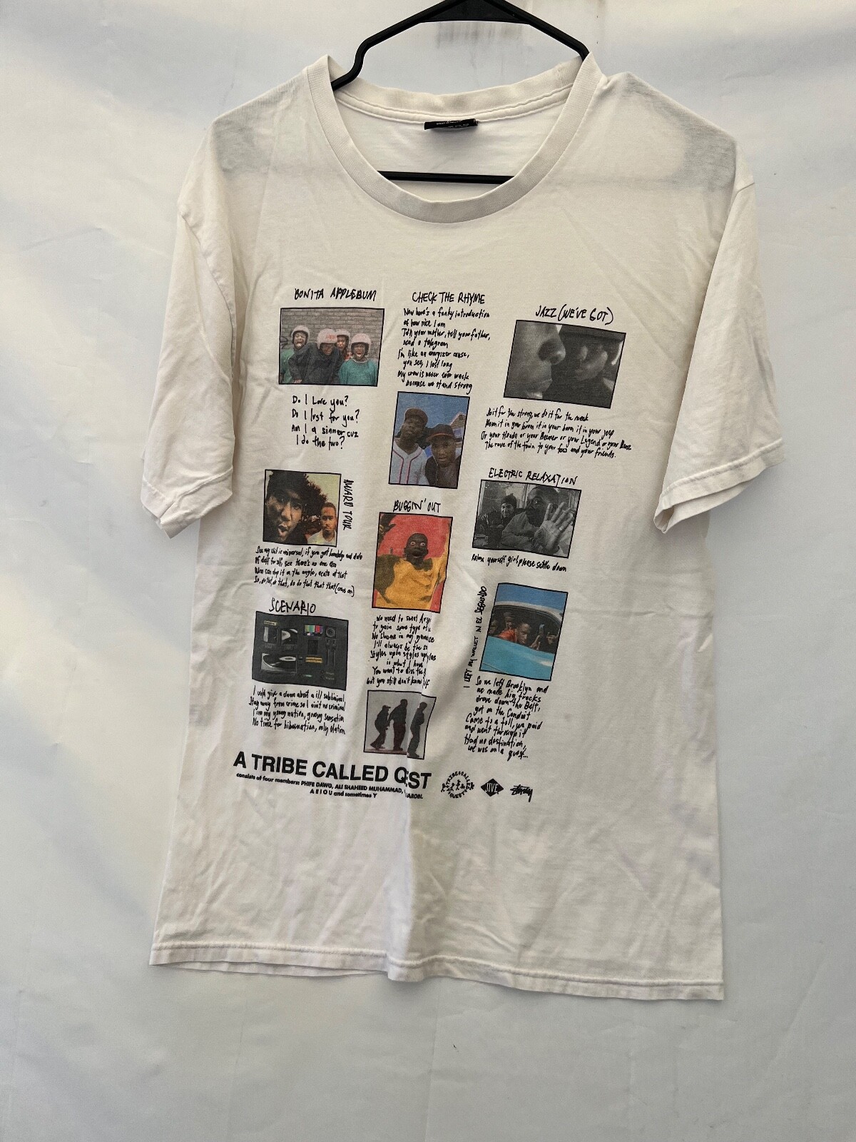 Stussy Vintage A Tribe Called Quest Collage T-shirt Hip Hop Stussy Vintage A Tribe Called Quest Collage T-shirt Hip Hop