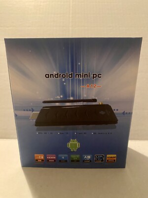 Android Mini PC Stick A12 Dongle A9 Cortex USB 2 HDMI HD 1080P New - open box
