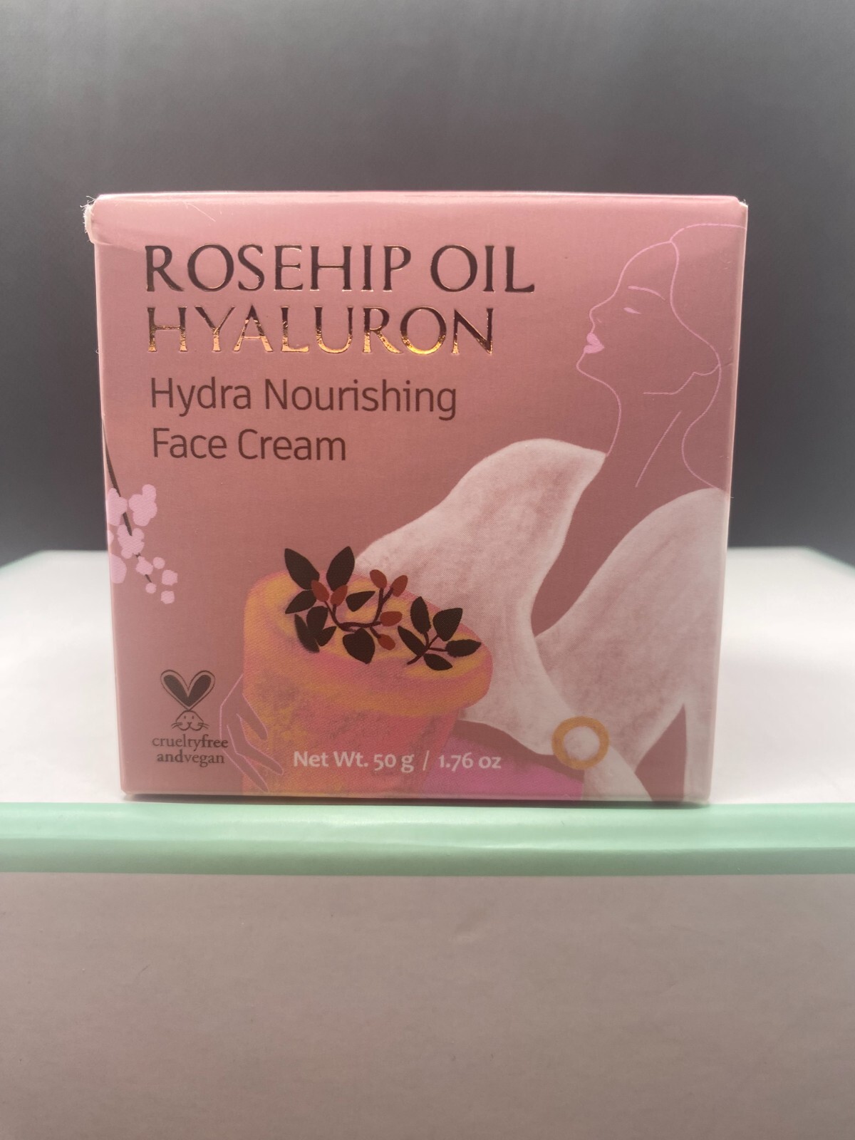 Glamfox Rosehip Oil Hyaluron - Hydra Nourishing Face Cream 1.76 oZ / 50 g