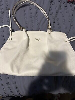 Women s Jessica Simpson Isabelle Satchel White Purse  New Without Tags