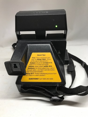 Polaroid Job Pro 2 black/yellow vintage instant camera