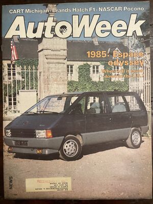 1984 AutoWeek Magazine Renault Espace 2000 TSE