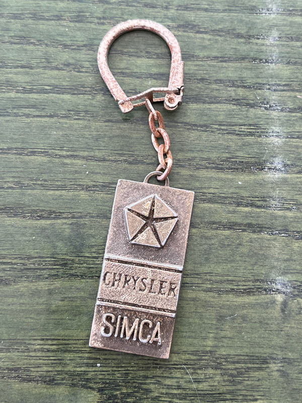 Porte Cle Metal Simca Chryler    Saci Lens