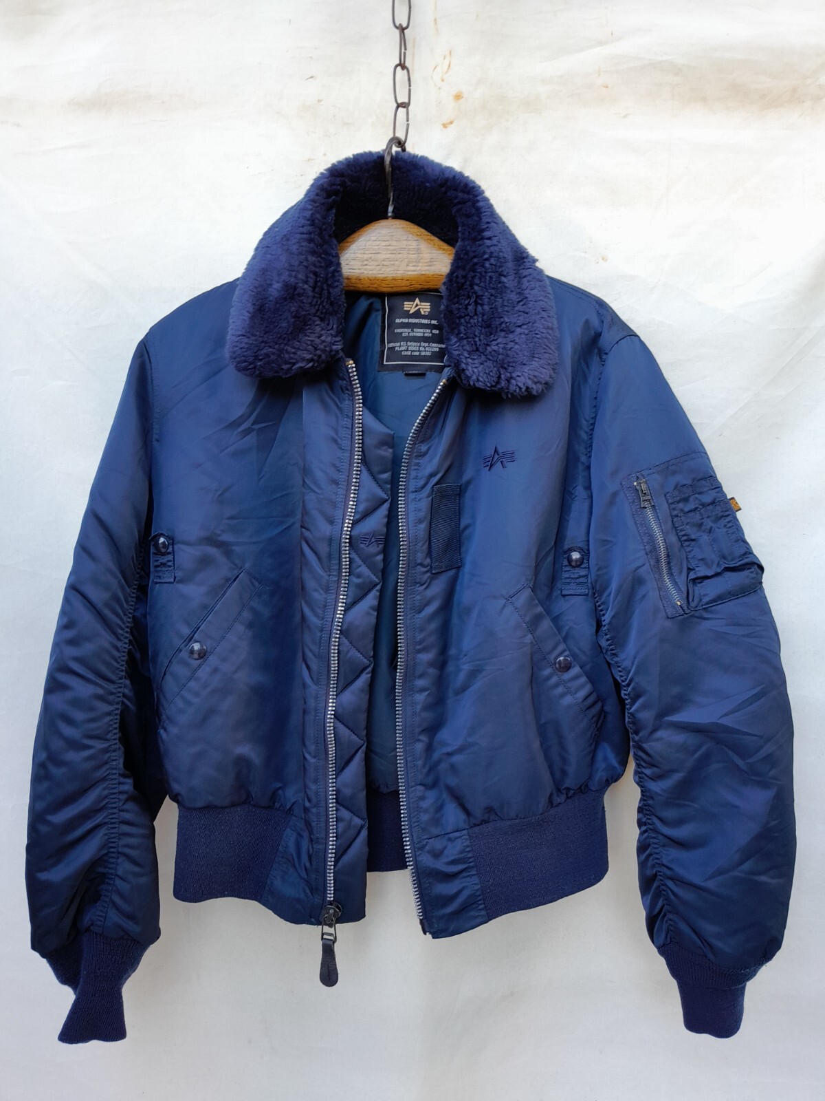 USA製 90's ALPHA type B-15D flight jacket Vintage Alpha Industries B15-D US Air Force Flight Bomber