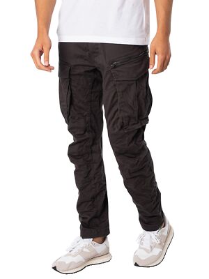 

Мужские брюки-карго G-Star RAW Rovic Zip 3D Straight Tapered Cargo, серый, Grey, D02190-5126-976