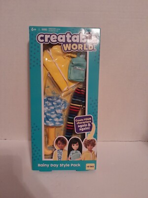 Mattel Creatable World ''Rainy Day'' Style accessories Pack RD-065 NEW!