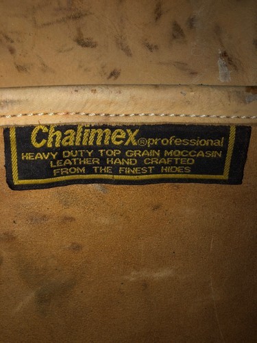 Rare Chalimex Professional Tool Apron Slides On Belt Heavy Duty Moccasin Leath