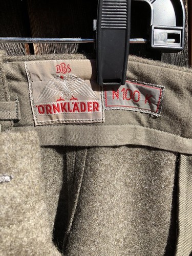 ORNKLADER Military Heavy Wool Cargo Pants Hunting Winter Fishing Pants 30 7