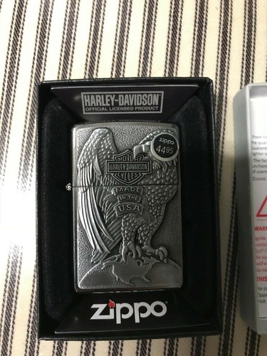 zippo ハーレーダヴィッドソン Zippo Harley-Davidson 200HD.H284 Brushed Chrome Unisex