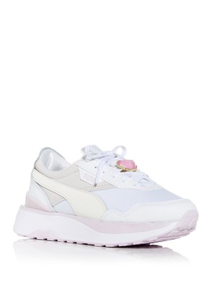 

Женские кроссовки PUMA White 1 Platform Crystal Tongue And Cruise Platform, Белый, 38330101
