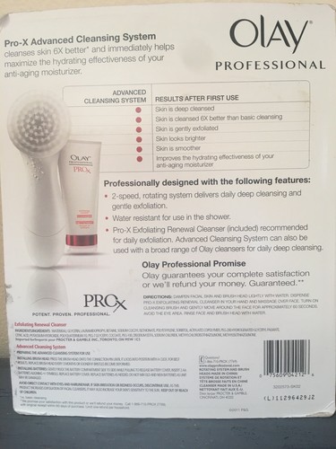 Olay Professional ProX Advanced Cleansing System Kit Cleansing Brush Exfoliating