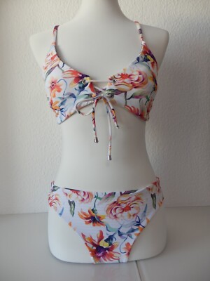 Cupshe Bikini floral/gestreift Gr. S,  M, L, XL  neu