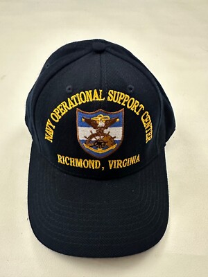 The Corps Navy Operational Support Center Logo Blue Baseball Cap Hat One Size