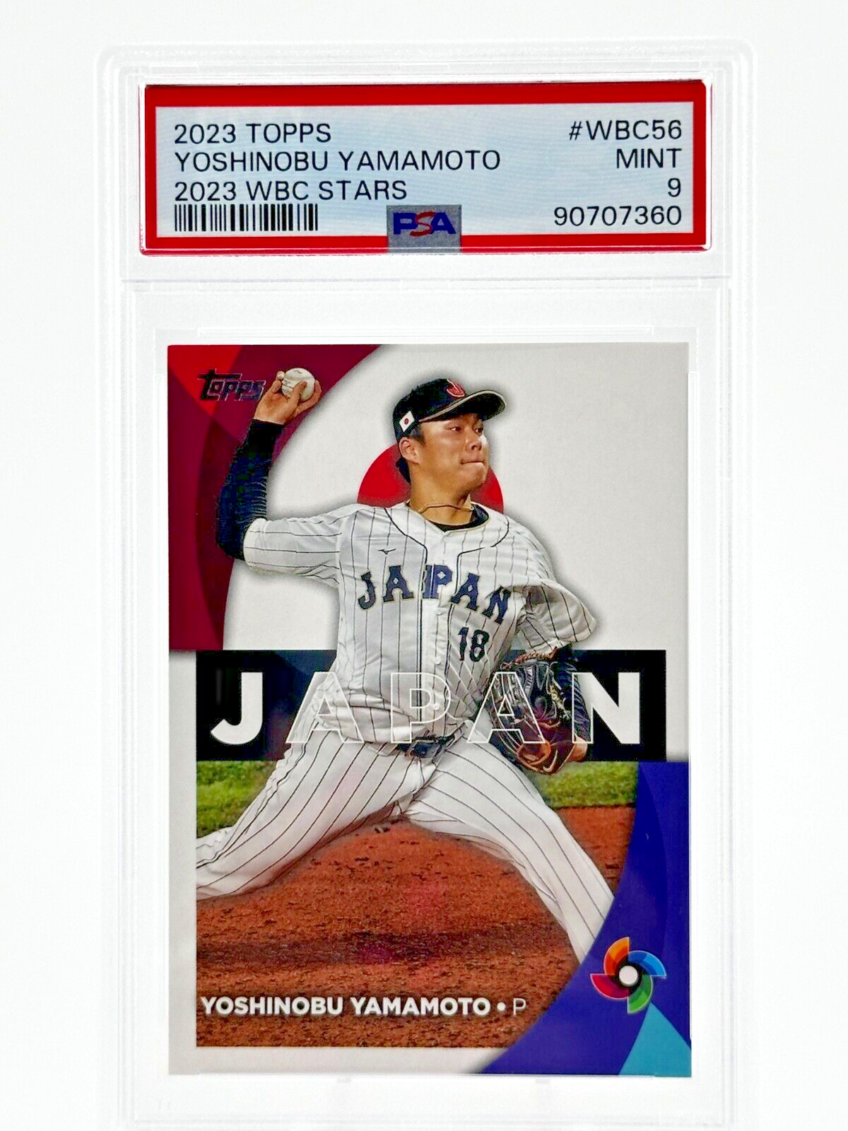 ★WBC2023  MK Yoshinobu Yamamoto #WBC56 2023 Topps 2023 WBC Stars PSA Mint