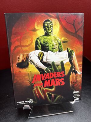 Invaders From Mars Limited Edition (4K UHD Blu-ray+Slipcover) Factory Sealed