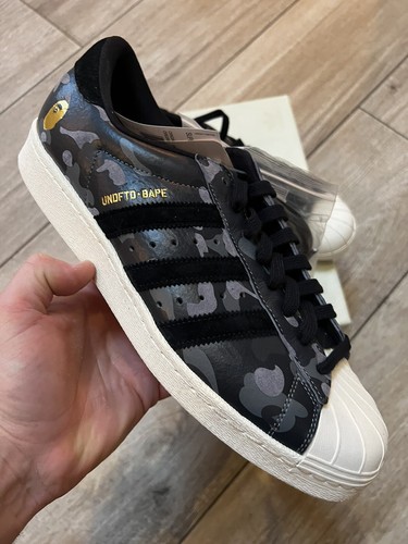adidas superstar 80s undftd bape black camo