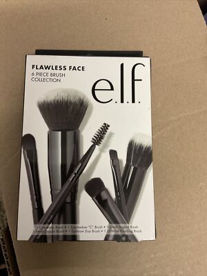 E.L.F., Flawless Face Kit, 6 Piece Brush Collection