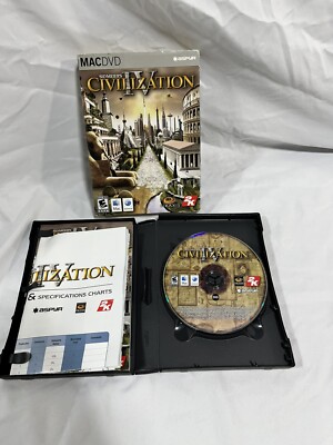   SID MEIER'S CIVILIZATION IV - APPLE MAC OSX DVD GAME 2006