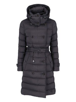 Pre-owned Burberry Coat In Black