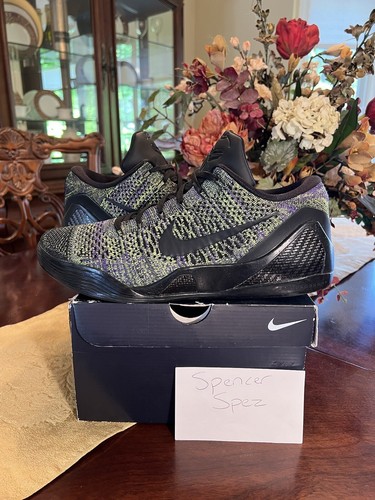 Nike Kobe IX 9 Elite Low Mamba Moment 677992-998 SZ 12 VNDS