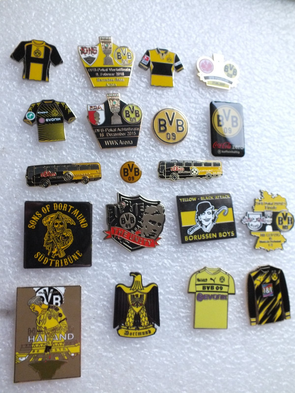 Konvolut Bvb Borussia Dortmund  - 19 Pins