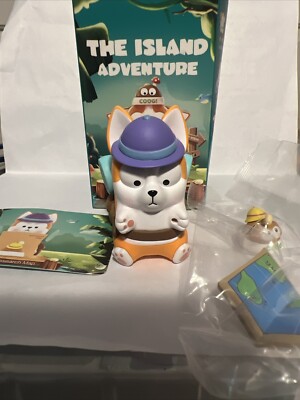 POP MART x COOGI The Island Adventure Series Research Map mini figure dog