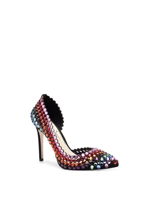 

Женские туфли-лодочки JESSICA SIMPSON Black Rainbow D Orsay Preppi Stiletto без шнуровки 9,5 м, Черный, JS-PREPPI