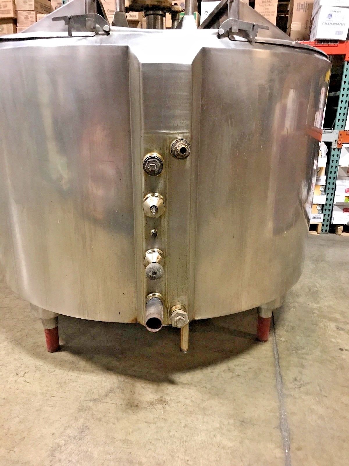 Cherry-Burrell Round Processor, ECT, 500 Gallon Batch Processor Tank