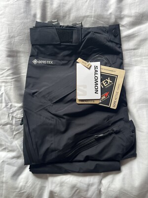 Salomon Mtn Gore-Tex 3L Pants M Deep Waterproof Trousers - Black