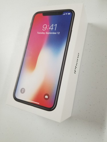 New Apple iPhone X - 64GB - Space Gray (Factory Unlocked) A1865 (CDMA + GSM)