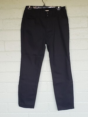 Boston Proper ATRC Black Ankle Jeans, Size 10