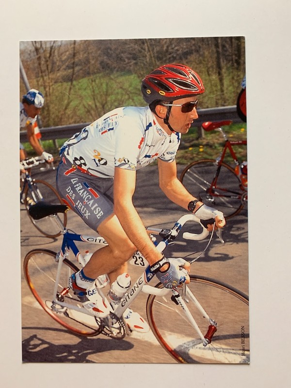 Carte Photo Cyclisme - Francaise Des Jeux 1997 - Davide Rebellin