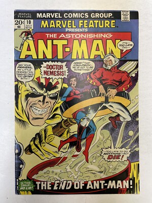 MARVEL FEATURE #10 FEATURING THE ASTONISHING ANT-MAN & THE WASP 1973 Marvel