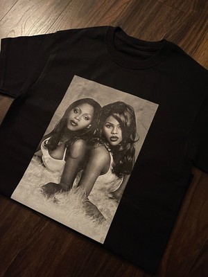 90s Rap Lil Kim And Foxy Brown T Shirt Men Size S M L 234XL ZZ323
