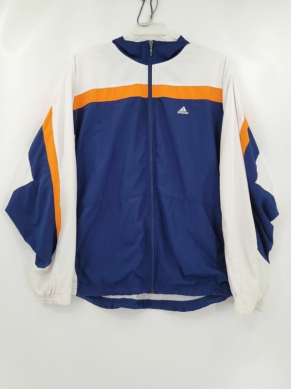 Adidas Mens Adult Jacket Windbreaker XL Multicolor Full Zip