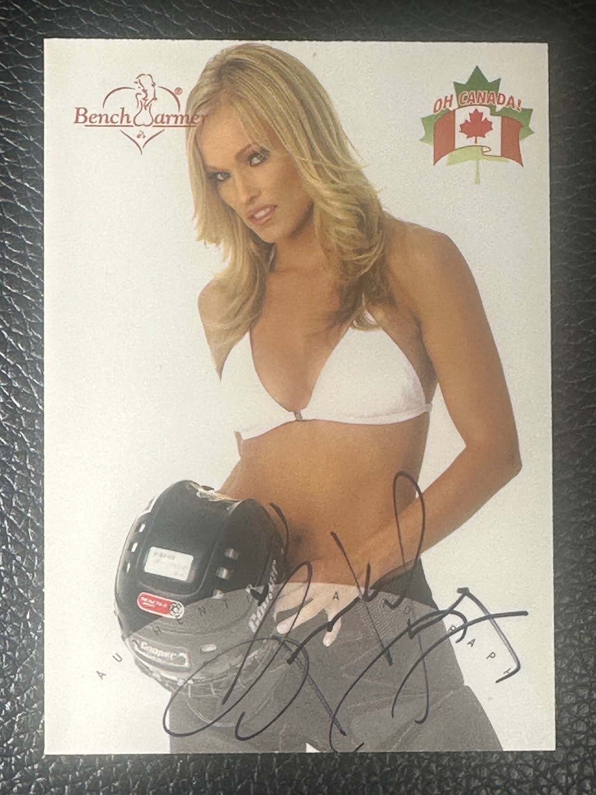 2003 Bench Warmer Oh Canada Brooke Long Auto Autograph
