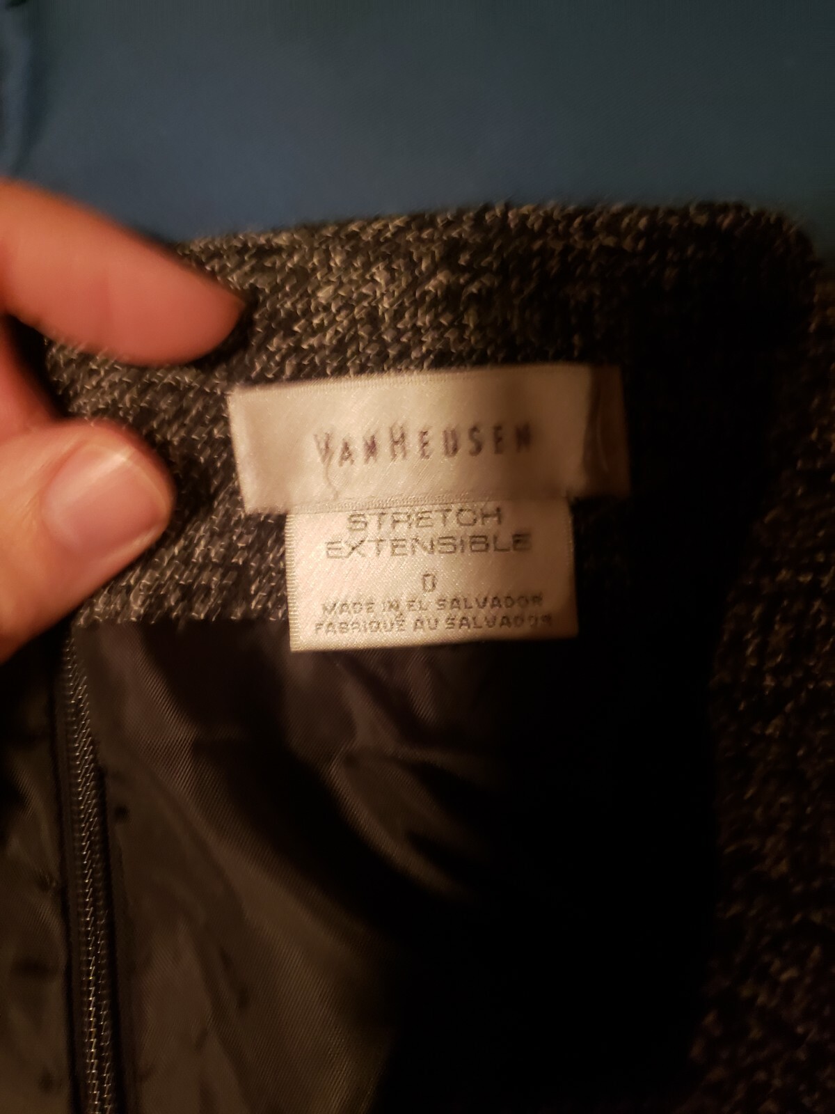 Van Heusen grey pencil skirt sz 0