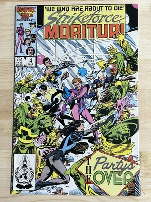 Marvel Strikeforce Morituri! - Mar 1987 #4 - The Party's Over F/VF