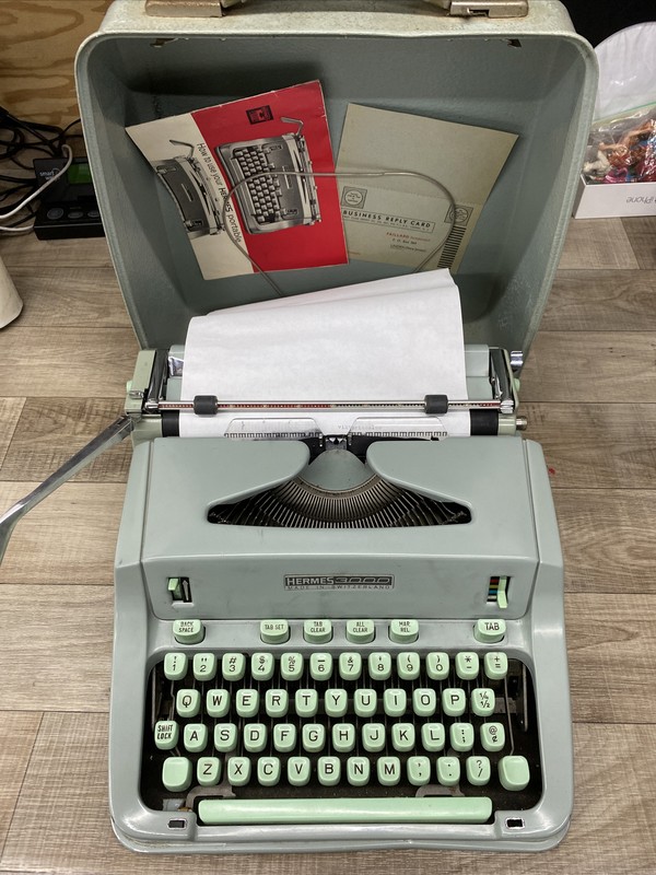 1966 Hermes 3000 on the Typewriter Database