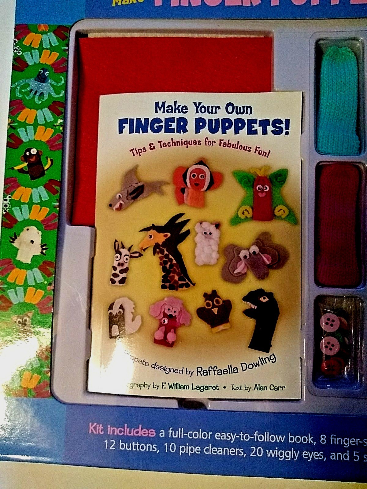 Activity Kit Make Your Own Finger Puppets Tips Techniques for Fabulous Fun Craft