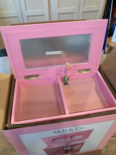 Mele & Co. Krista Girl's Musical Ballerina Upright Jewelry Box Castles/Fairy