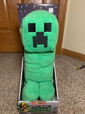 Mojang Jinx OFFICIAL Minecraft Creeper 14'' Plush Toy WITH SOUND! Just Squeeze!