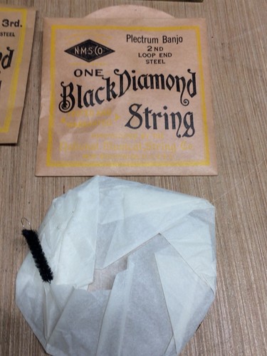 Vintage Black Diamond Banjo Strings NOS NIB