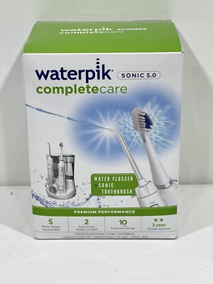 Waterpik Sonic 5.0 (WP-861W) - Complete Care Water Flosser + Sonic Toothbrush