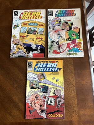Hero Hotline #2, #3, #6 1989 DC Comics Lot Of 3