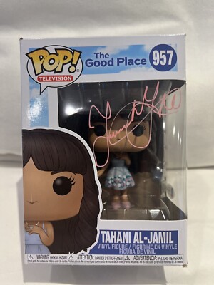JAMEELA JAMILL SIGNED TAHANI AL-JAMIL FUNKO POP 957 THE GOOD PLACE BECKETT COA