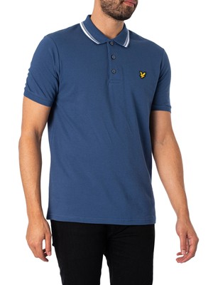 

Мужская рубашка-поло Lyle - Scott, синяя, Синий, SP1821V-W903